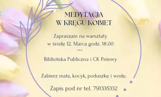 Zdjęcie do Medytacja w kręgu kobiet