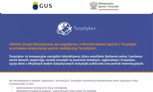 Zdjęcie do Nowoczesny portal analityczny Turystyka+