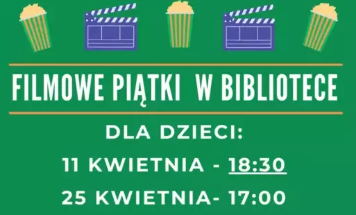Filmowe piątki w bibliotece