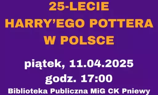 25-lecie Harry'ego Pottera w Polsce — plakat 