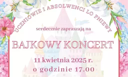 plakat- Bajkowy Koncert