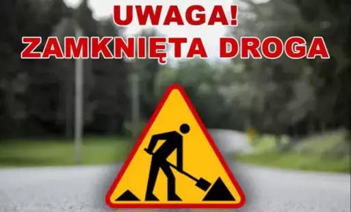 Grafika- zamknięcie drogi