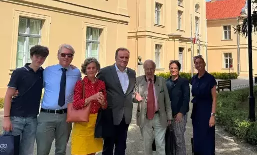 Spotkanie z przedstawicielami rodziny von Massenbach
