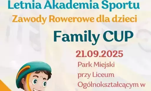 Plakat-rajd rowerowy dla dzieci
