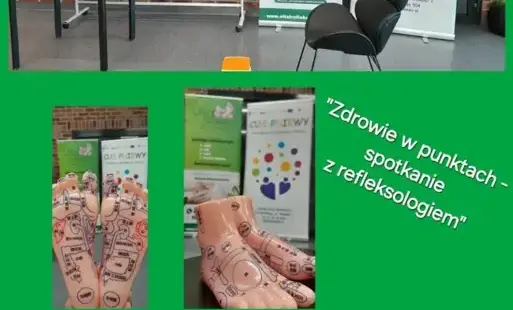„Zdrowie w punktach – spotkanie z refleksologiem” w Pniewach