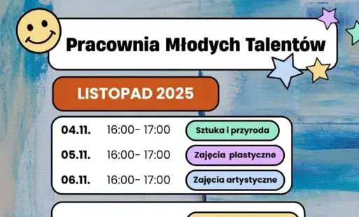 Pracownia Młodych Talentów – warsztaty dla dzieci