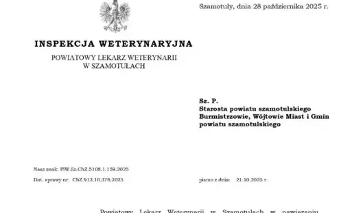 Pismo lekarza weterynarii