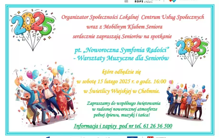 Noworoczna Symfonia Radości” - Warsztaty Muzyczne dla Seniorów