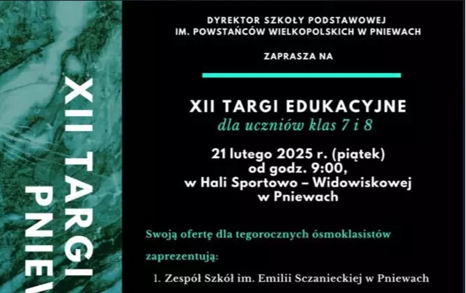 Zaproszenie na Targi Edukacyjne