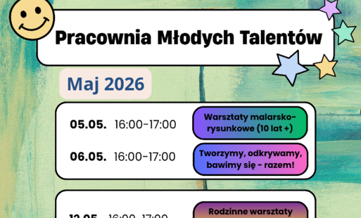 Plakat- Pracownia Młodych Talentów