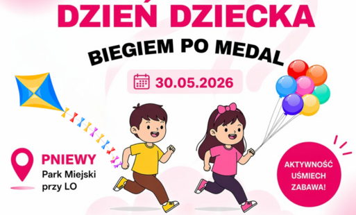 Już w sobotę „Aktywny Dzień Dziecka – Biegiem po Medal” w Pniewach