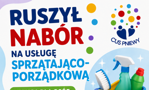 Nabór na usługę sprzątająco-porządkową