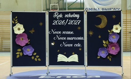 Rozpoczęcie roku szkolnego w Szkole Podstawowej w Pniewach