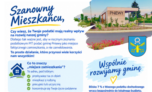 Wspólnie rozwijajmy Gminę Pniewy!