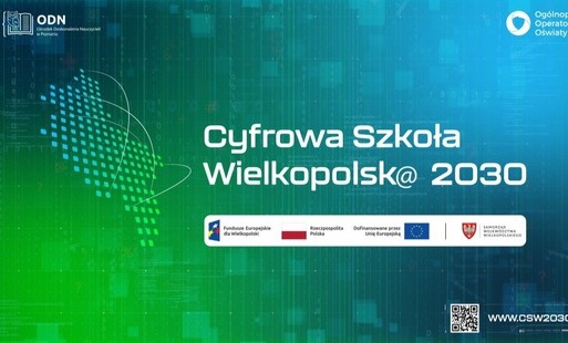 Cyfrowa Szkoła Wielkopolsk@ 2030 w naszej szkole!