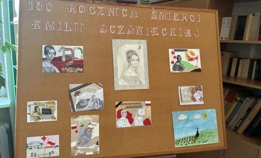 Pocztówka upamiętniająca 130 rocznicę śmierci Emilii Sczanieckiej