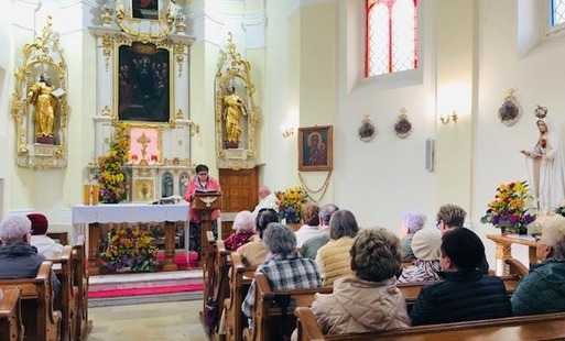 Msza św. Seniorów z Dziennego Domu Seniora w Pniewach