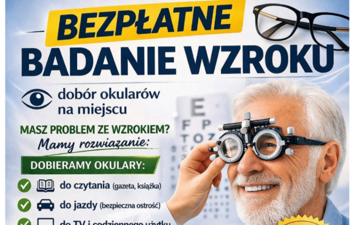 Bezpłatne badanie wzroku w Zamorzu