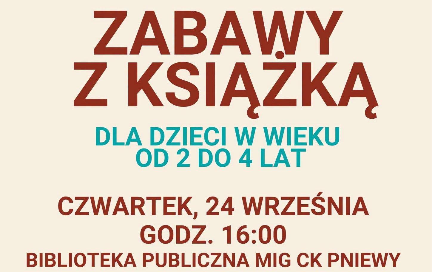 Zabawy z książką