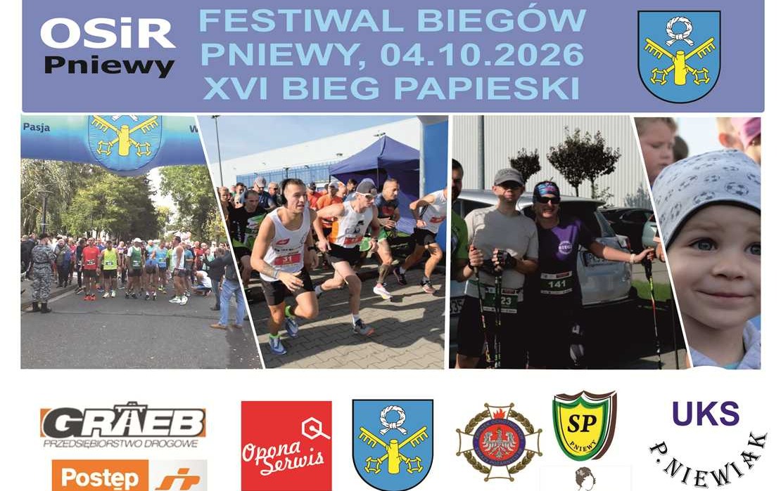Festiwal biegów - 04.10.2026 r.