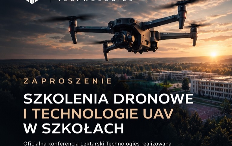 Bezpłatna konferencja w Pniewach - szkolenia dronowe i technologie UAV w szkołach
