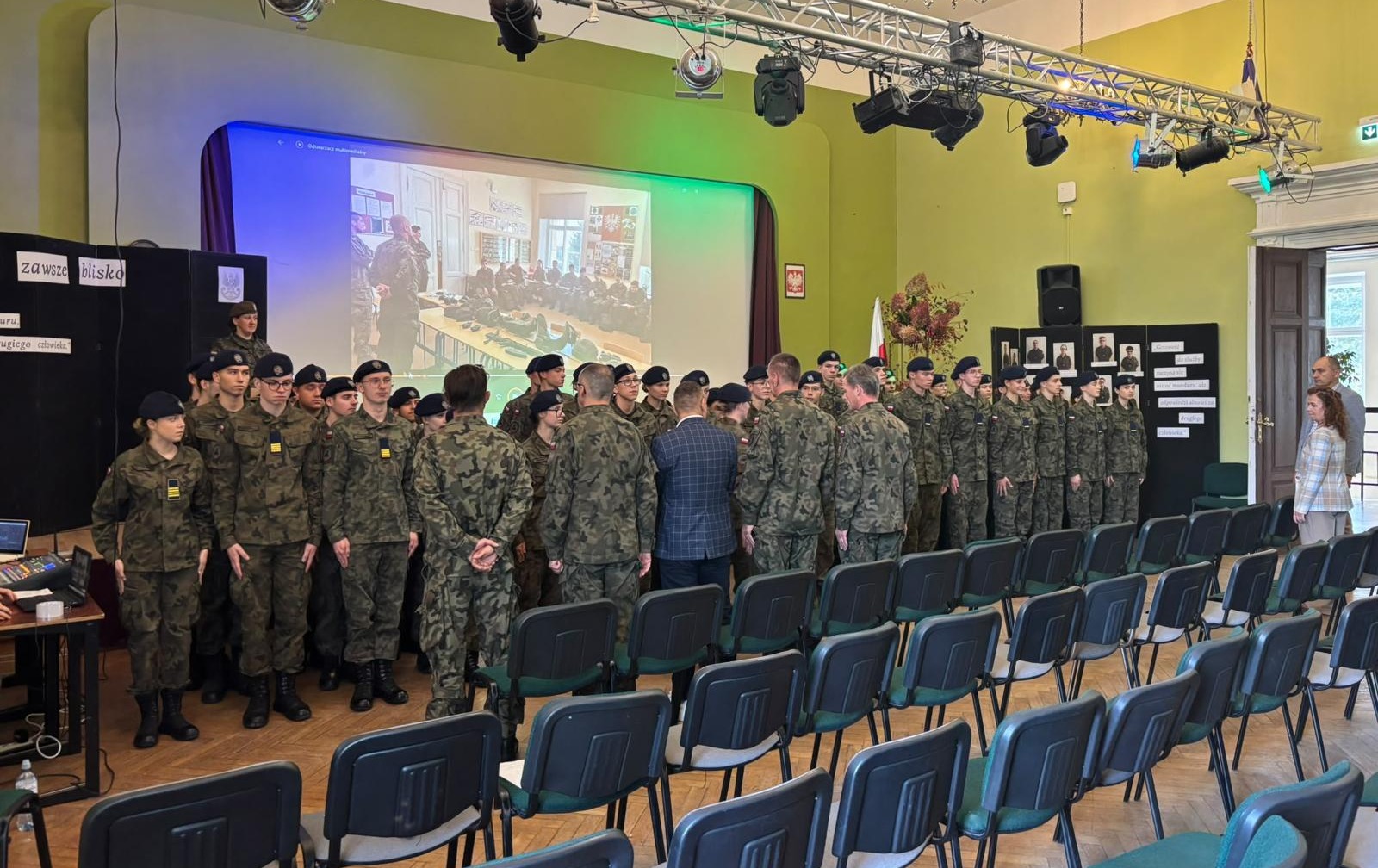 Święto Wojsk Obrony Terytorialnej w Zespole Szkół w Pniewach