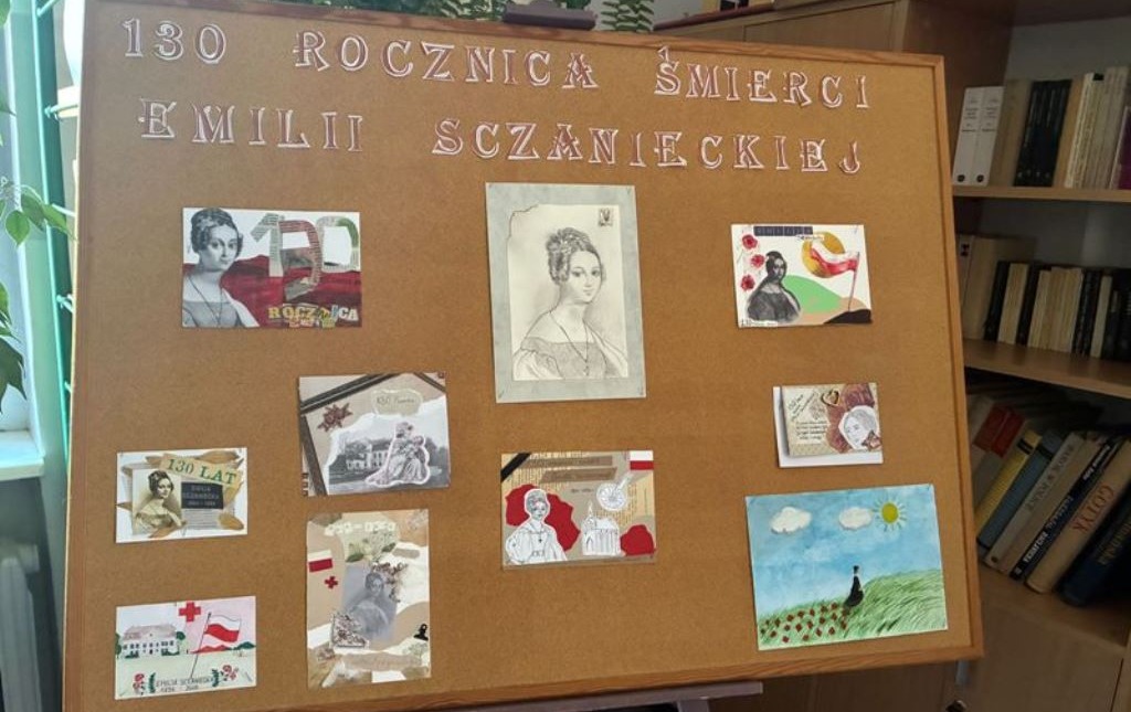 Pocztówka upamiętniająca 130 rocznicę śmierci Emilii Sczanieckiej