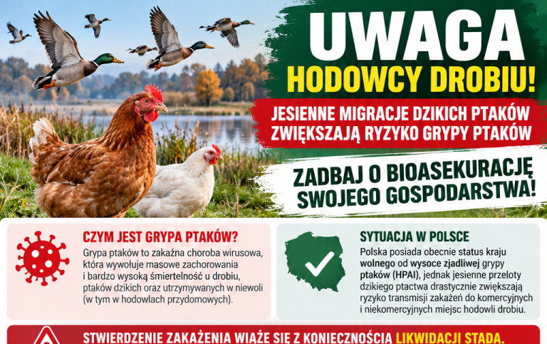 Bioasekuracja drobiu jesienią