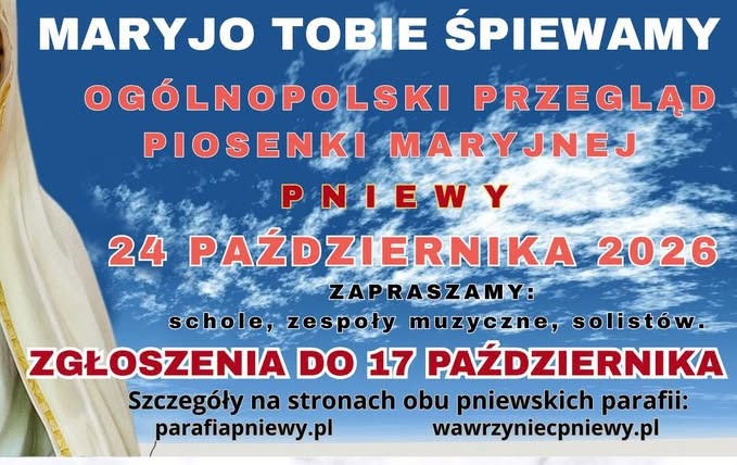 Przegląd Piosenki Maryjnej w Pniewach
