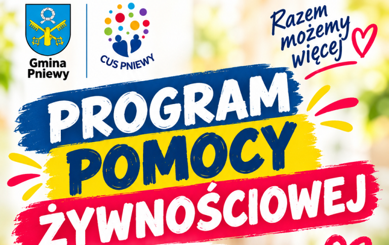 Program Pomocy Żywnościowej w Gminie Pniewy